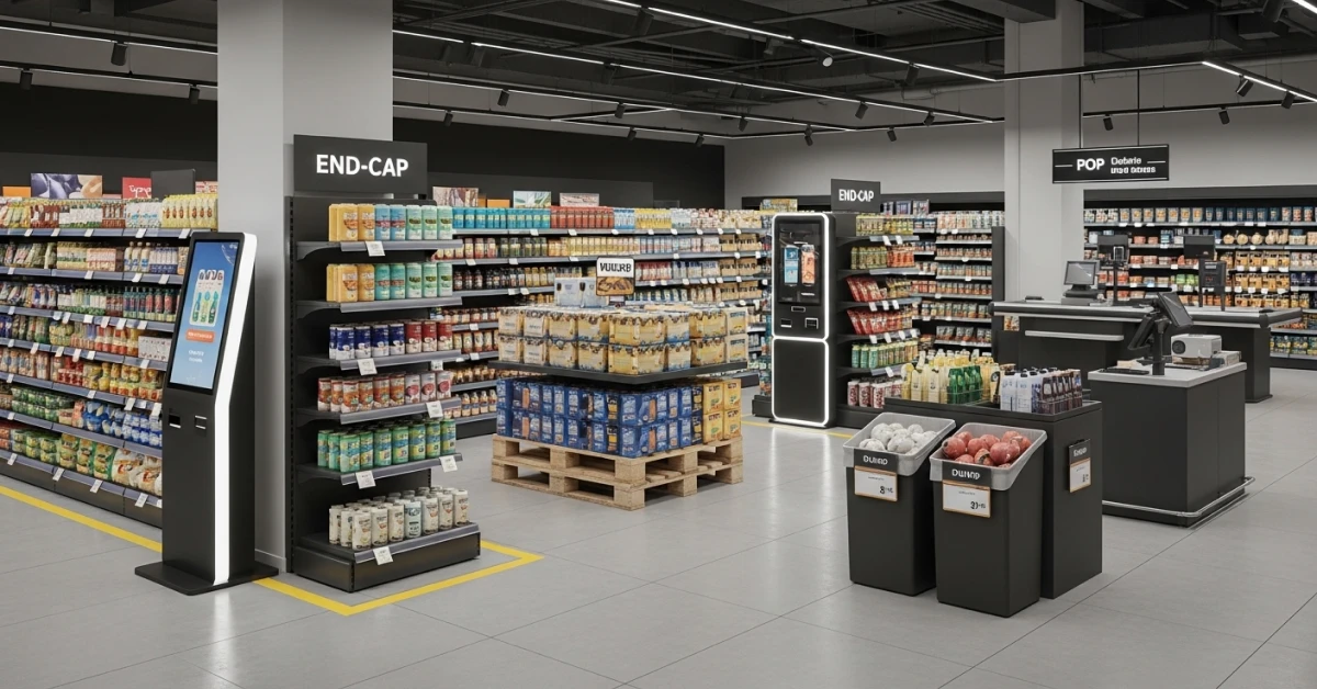 Popm In Store Sample Point of Purchase (POP) Guide: 8 Examples and Display Types